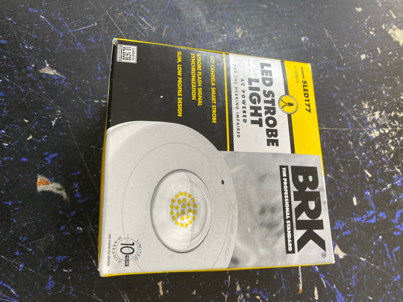 BRK Brands SLED177 Combination Smoke and Carbon Monoxide Detector with LED Smart Strobe - N/A