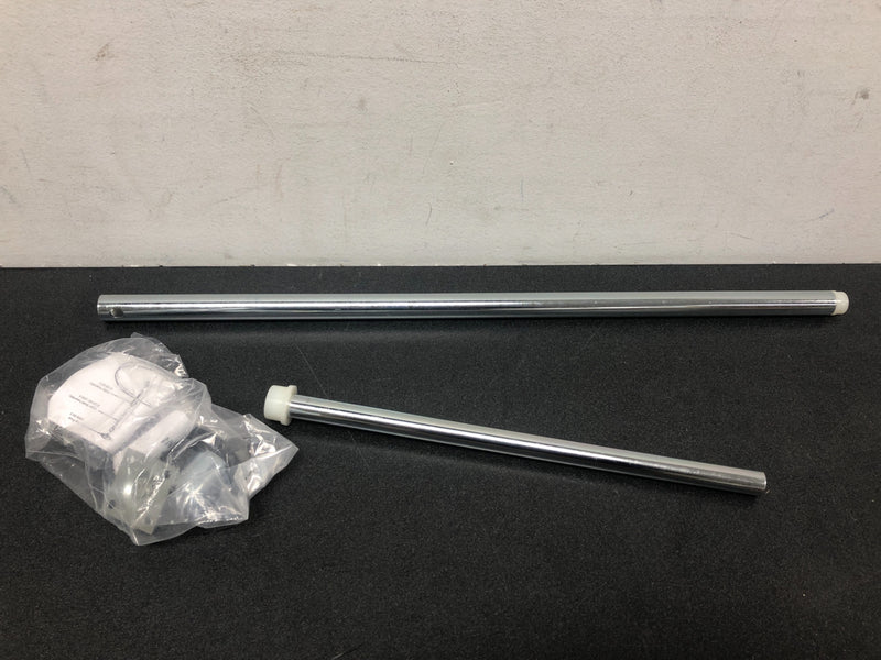 Rev-A-Shelf 6022-04-52 RAS Polymer 31" Length Extension Shaft for Full Circle Lazy Susans with Hardware Set - Zinc