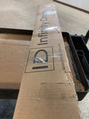 Infinity Drain S-LT 6536 SS 36" S-PVC Series Low Profile Complete Kit with 2 1/2" Perforated Offset Slot Grate in Satin Stainless