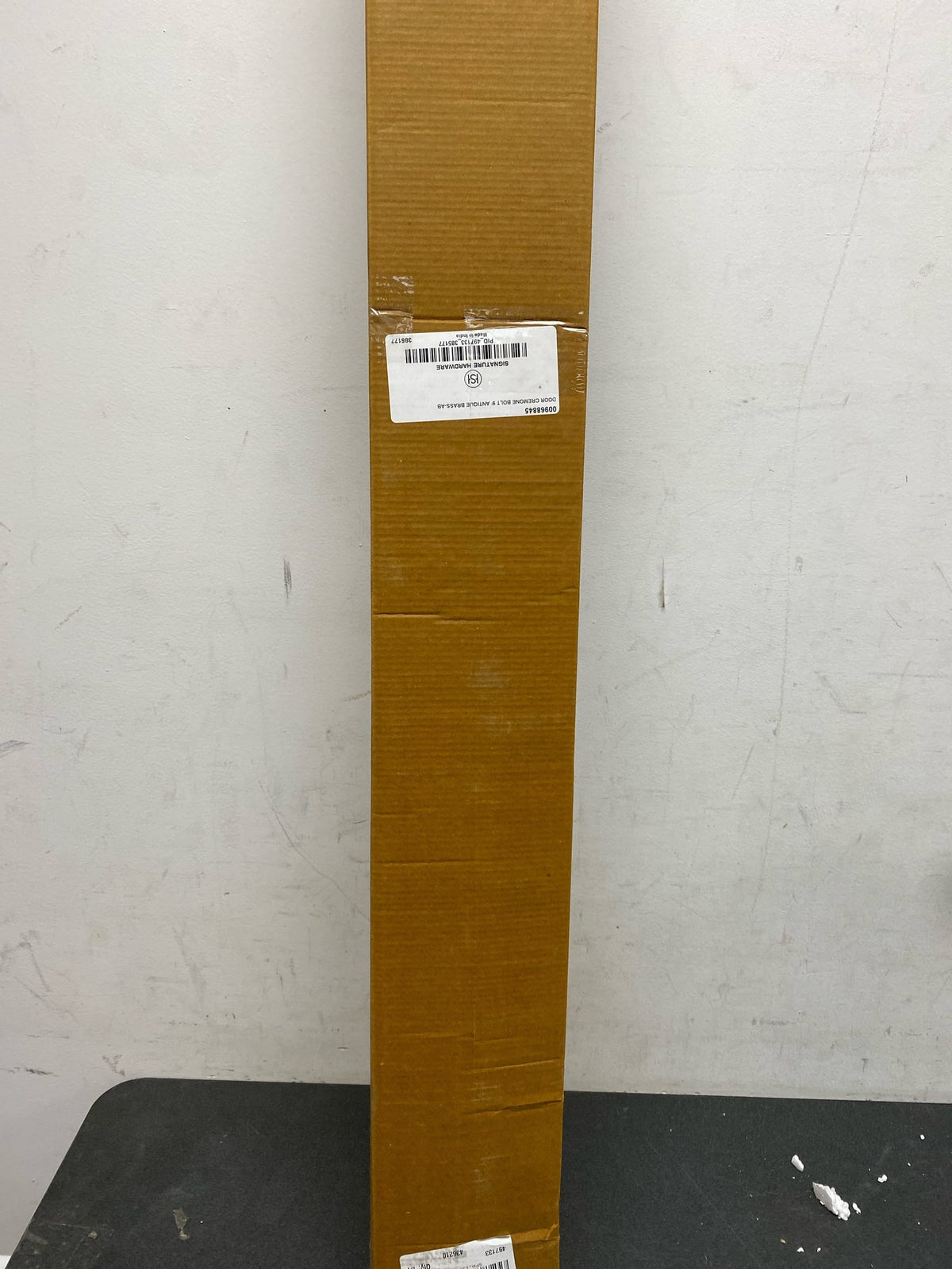Signature Hardware 436270 Beaded Iron Cremone Bolt for 9' Doors - Antique Iron