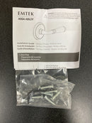 Emtek 505ATNUS19 Athena Reversible Non-Turning Two-Sided Dummy Door Lever Set from the Brass Modern Collection - Flat Black