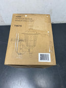 Vaxcel Lighting T0678 York 8" Tall Lantern Wall Sconce - Textured Pewter