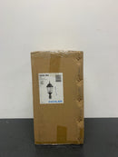 Kichler 9956BK Madison Single Light 10" Wide Outdoor Post Light with Clear Beveled Glass Panels - Black