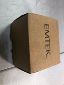 Emtek Square Privacy Pocket Door Tubular Lock with Privacy Strike Plate and Dust Box Satin Brass Finish