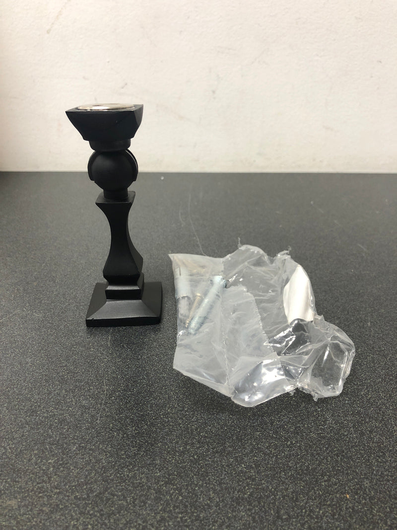 Deltana MDH35U19 3-1/2" Solid Brass Magnetic Door Holder - Paint Black