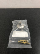 Schaub and Company 470-PN Haniburton 1-1/4" Contemporary Disc Flat Round Solid Brass Cabinet Knob - Polished Nickel