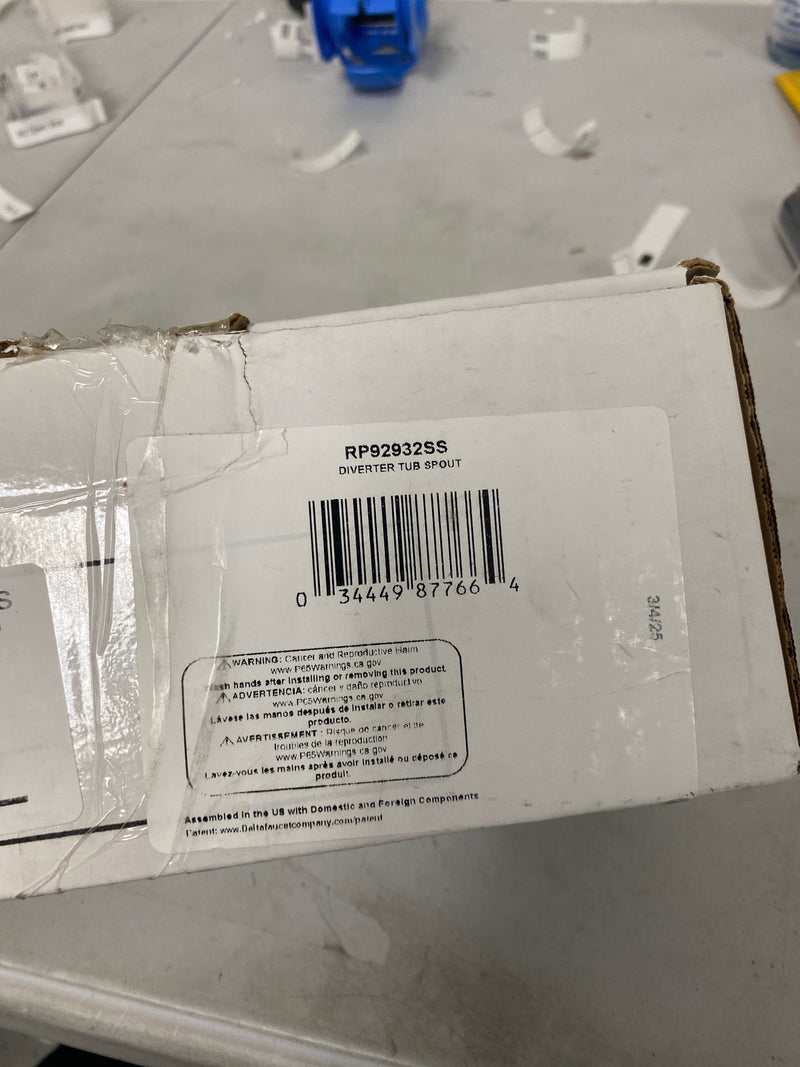 Delta Woodhurst: Tub Spout with Diverter Faucets