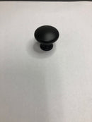 Liberty Hardware PN2001-FB-C Builder's Program 1-1/4 Inch Mushroom Cabinet Knob - Matte Black