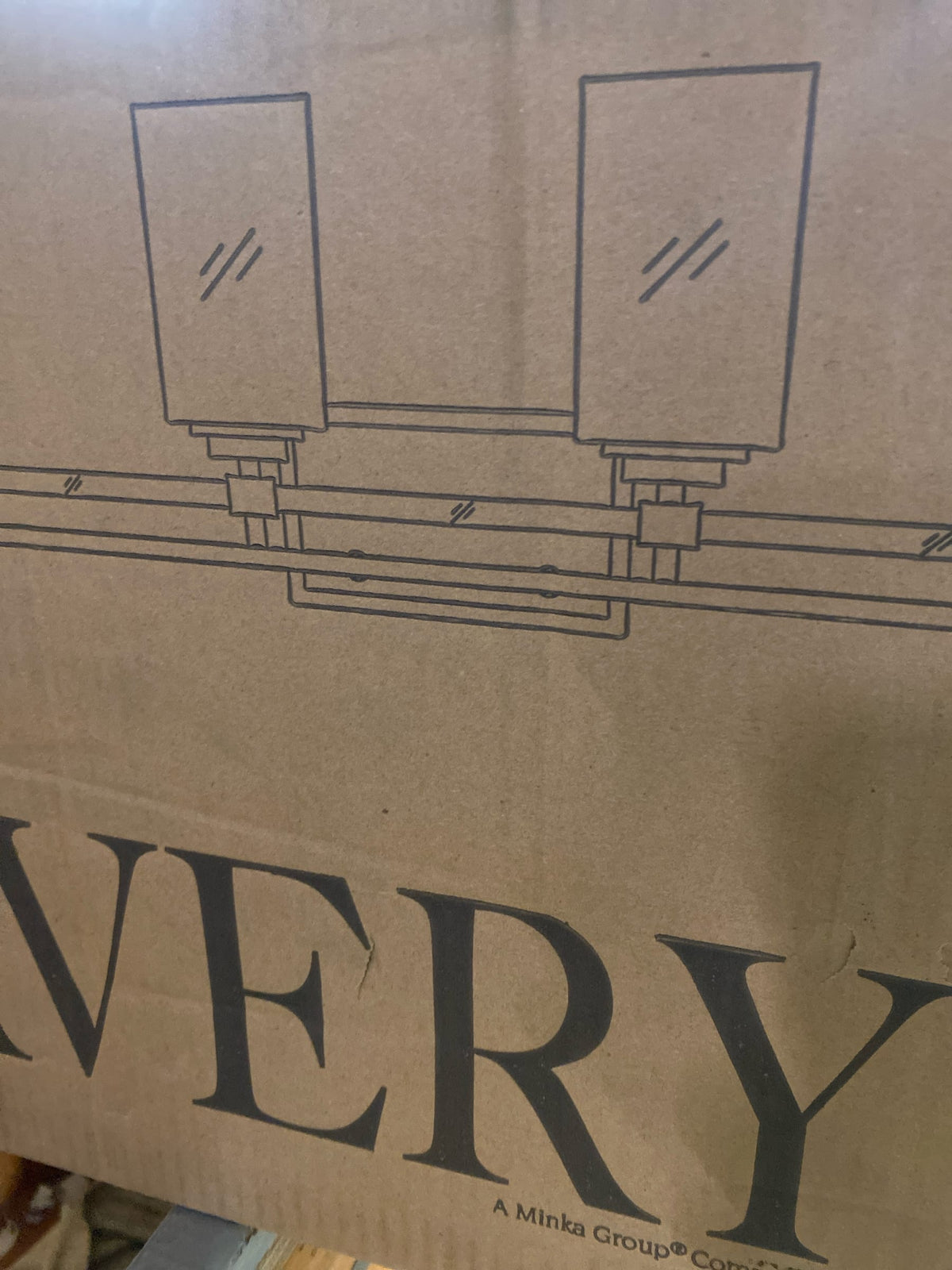 Minka Lavery 2644-66A Binsly 4 Light 32" Wide Vanity Light with Clear Glass Shades - Coal