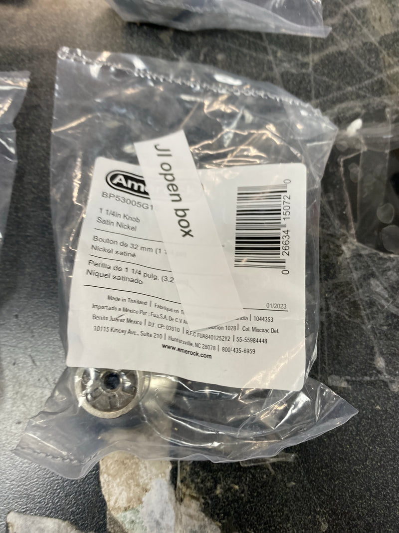Amerock BP53005G10 Edona 1-1/4 Inch Mushroom Cabinet Knob - Satin Nickel