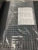 Shaws WSG3318SS Lancaster 28-9/16" L x 14-1/2" W Stainless Steel Basin Rack for the Shaws RC3318 - Stainless Steel