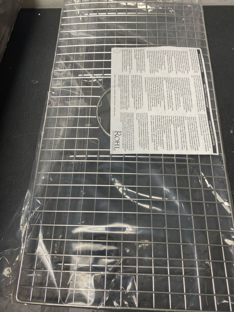 Shaws WSG3318SS Lancaster 28-9/16" L x 14-1/2" W Stainless Steel Basin Rack for the Shaws RC3318 - Stainless Steel