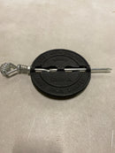 Master flow BACID6 6 in. Black Stove Pipe Cast Iron Damper