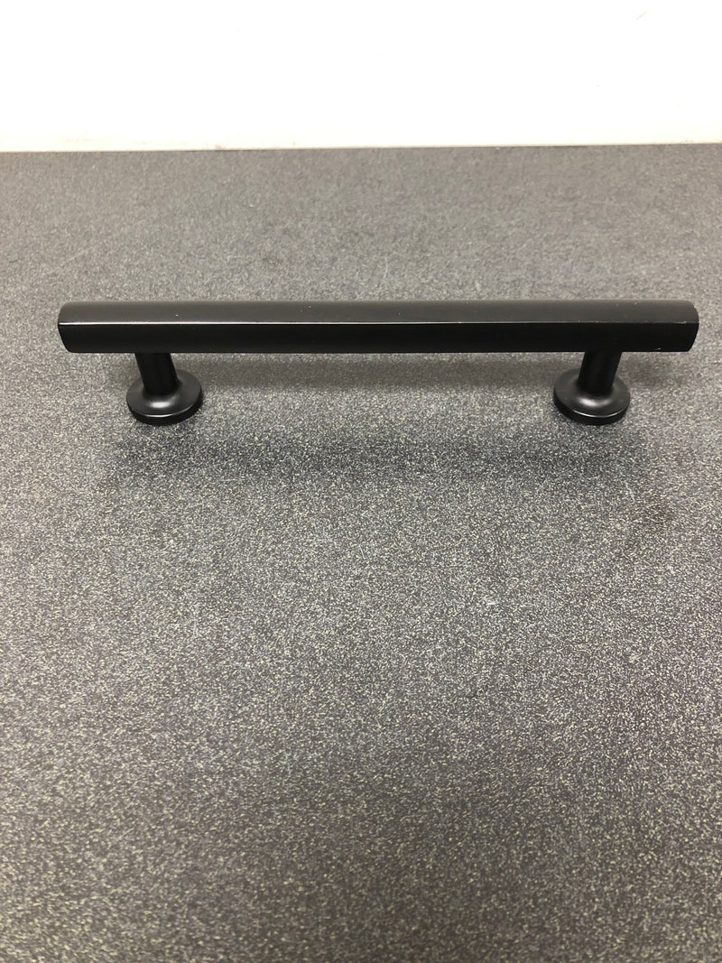 Emtek 86676US19 Freestone 5 Inch Center to Center Bar Cabinet Pull from the Urban Modern Collection - Flat Black