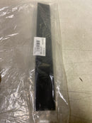 Emtek 87150US19 Modern Edge 12 Inch Center to Center Finger Cabinet Pull from the Contemporary Collection - Flat Black