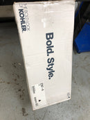 Kohler K-2767-0 Tresham Fireclay Pedestal Only for the K-2757 and K-2758 Bathroom Sinks - White