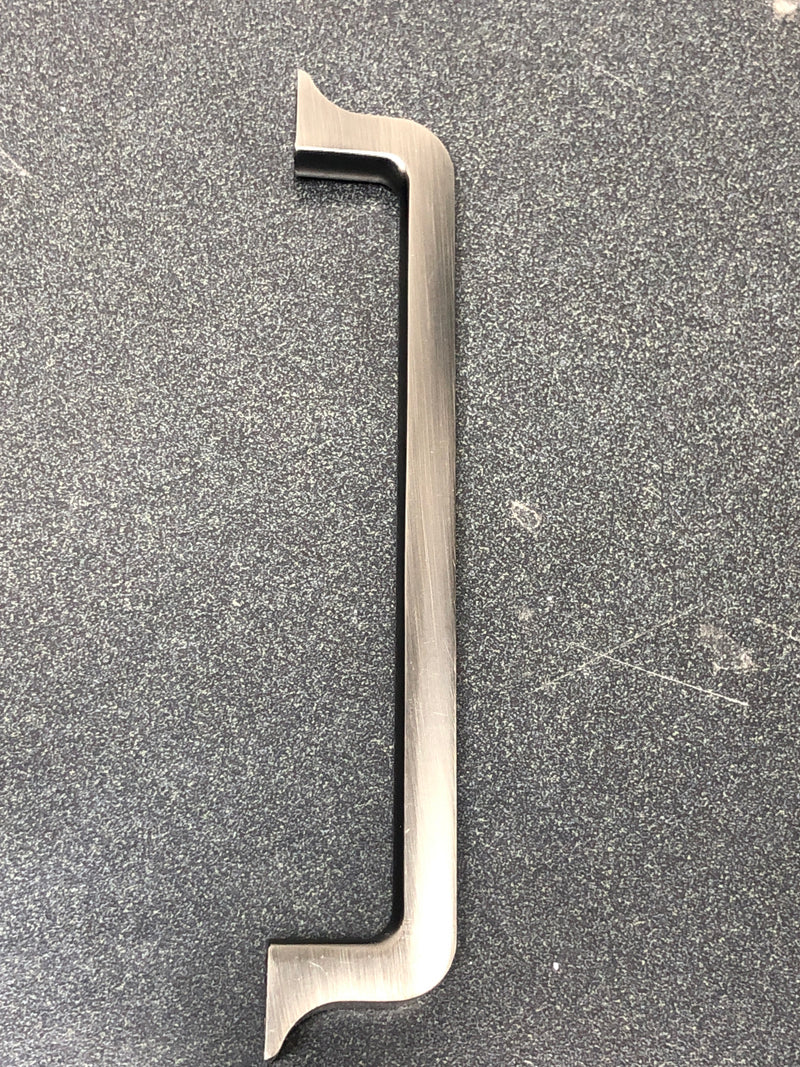 Jeffrey Alexander 839-160BNBDL Callie 6-5/16" (160mm) Center to Center Soft Square Cabinet Handle / Drawer Pull - Brushed Pewter