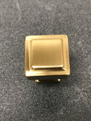 Top Knobs TK700HB Transcend 1 Inch Square Cabinet Knob - Honey Bronze