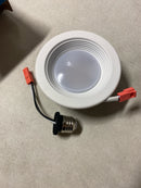 Nora Lighting NOXAC-43230WW-HL 4 in. 1000 Lumen 15 watt 3000K AC Onyx LED Retrofit Baffle White