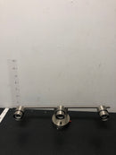 Bellevue GBF13025BN Lydia 3 Light 23" Wide Bathroom Vanity Light with Seeded Glass Shades - Brushed Nickel