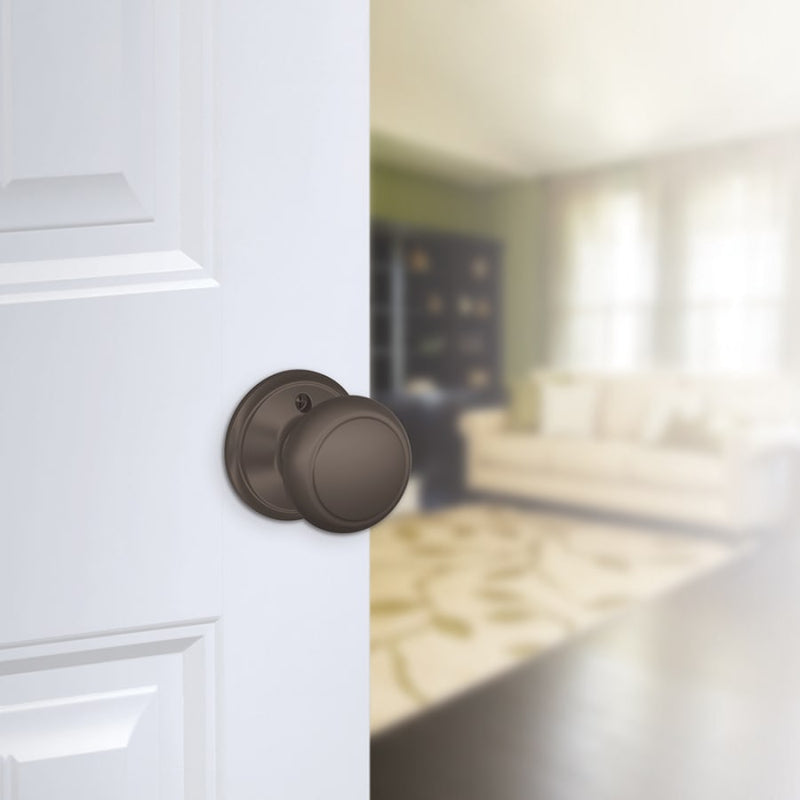 Schlage Andover Non-Turning One-Sided Dummy Door Knob