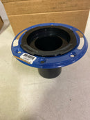 Jones Stephens C50303 CVR 3 ABS FLUSH FIT CL FLG W/ 4 B - Black