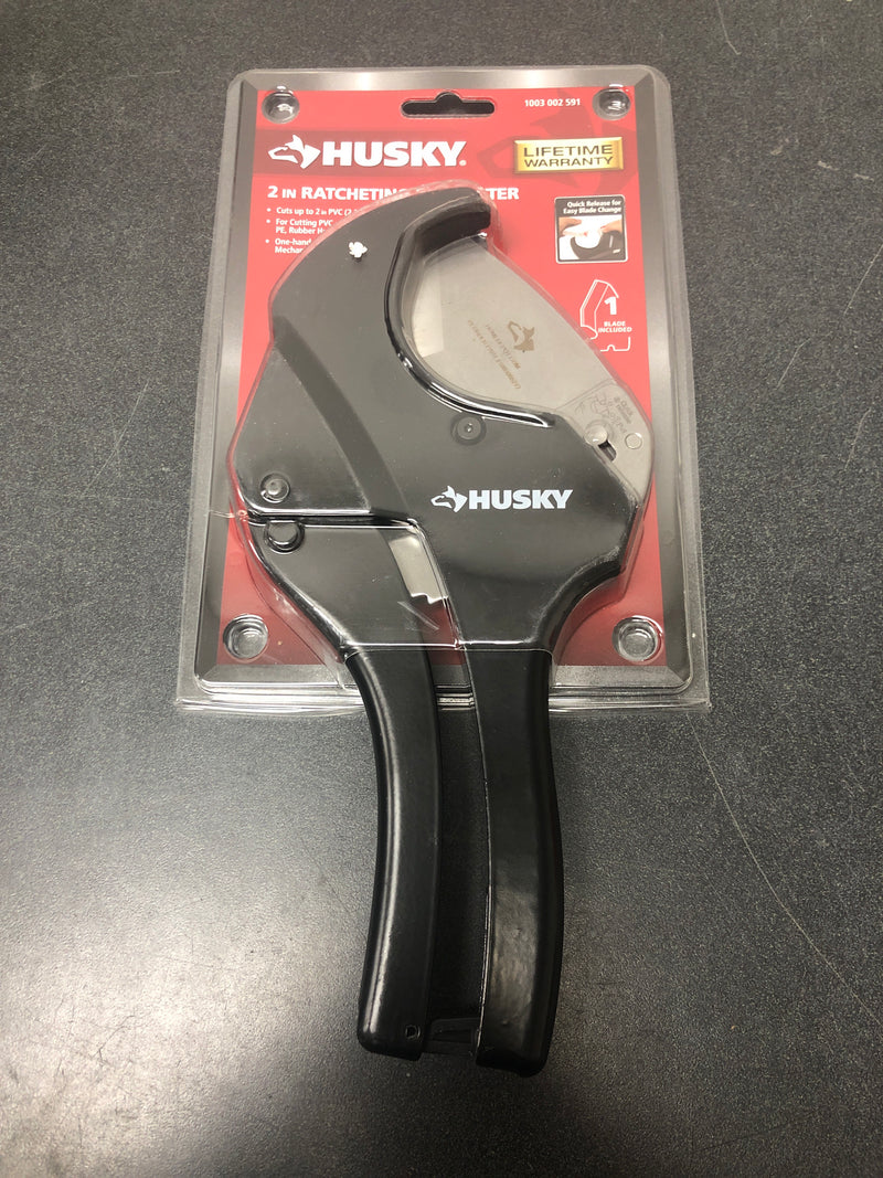 Husky 16PL0805 2 in. Ratcheting PVC Cutter