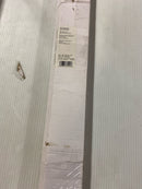 Signature Hardware 488337 Anberlin 24 Inch Center to Center Appliance Pull - Matte White Handle - Polished Nickel