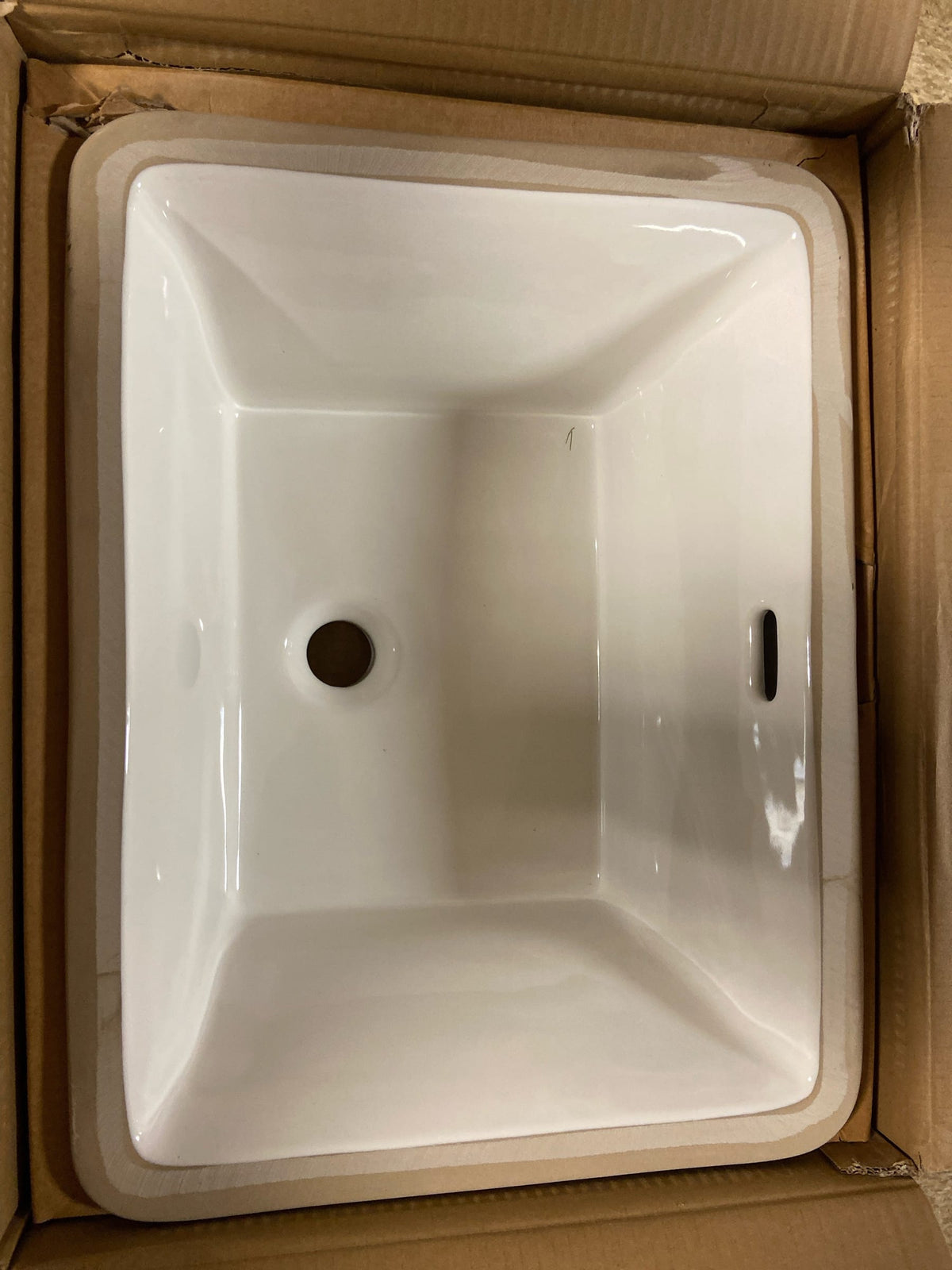 Signature Hardware 447973 Carraway 21" Rectangular Vitreous China Undermount Bathroom Sink - White