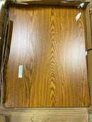 Safco Products 1930 Reversible Top Computer Desk, 36" W, Mahogany/Medium Oak