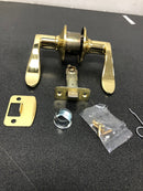 Schlage F10ACC608 Accent Lever Passage, Satin Brass