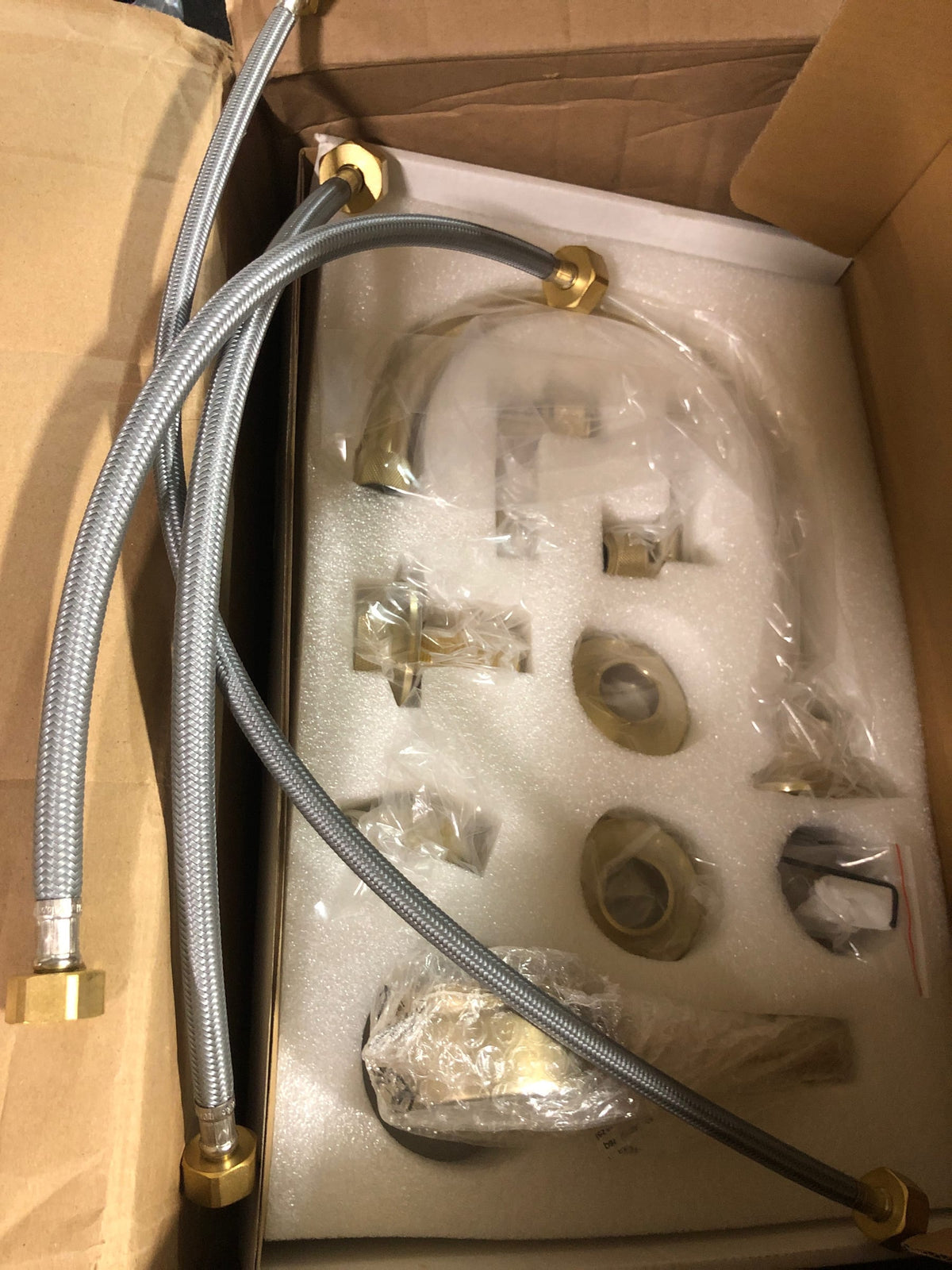 Rohl MB06D4LM Graceline Deck Mounted Roman Tub Filler with Built-In Diverter - Includes Hand Shower - Antique Gold