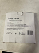 AFX Edge 6" Round LED Flush Mount - 5 CCT Black - 6"