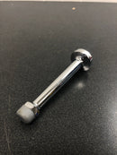 Emtek 2231US26 4" Length Solid Brass Baseboard Door Stop With Screw - Polished Chrome