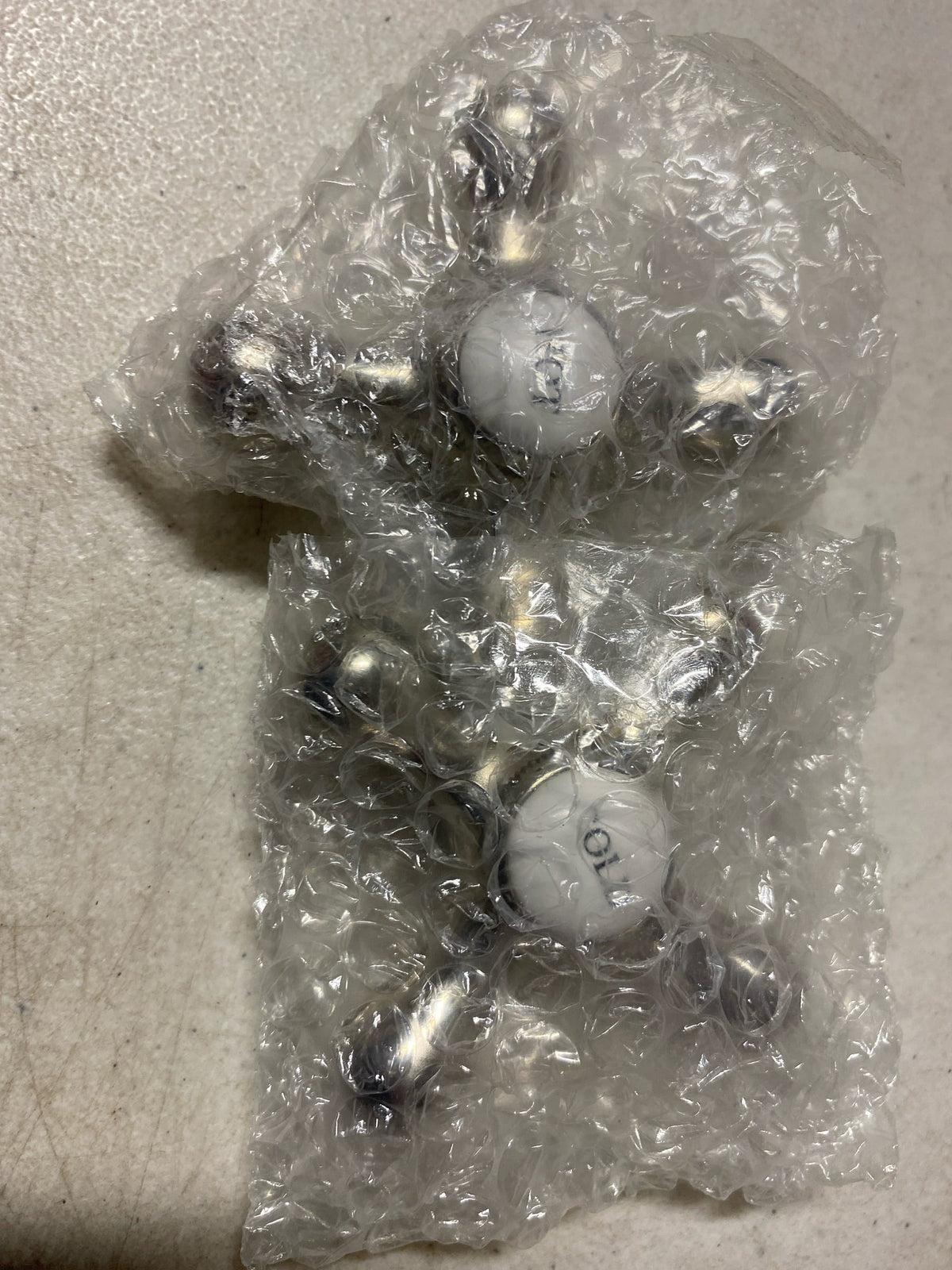 Signature Hardware 412556 Large Metal and Porcelain Cross Handles - Pair of 2 - Polished Nickel