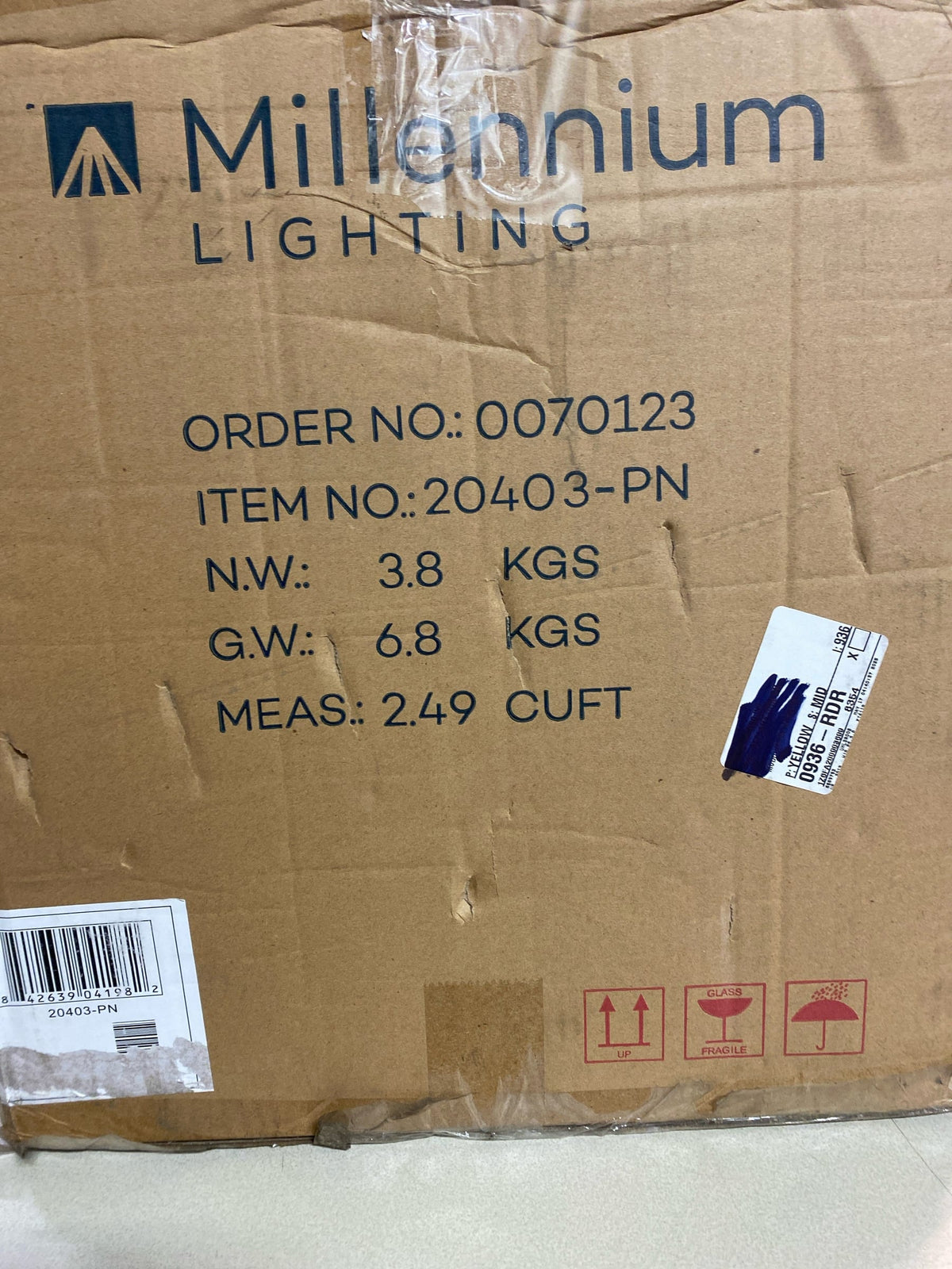 Millennium Lighting 20403-PN Adabella 3 Light 12" Wide Pendant - Polished Nickel