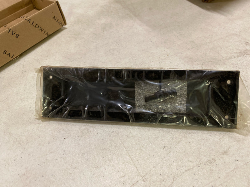 Baldwin PD005.KT Santa Monica Style Pocket Door Interior Privacy Trim from the E, Oil Rubbed Bronze