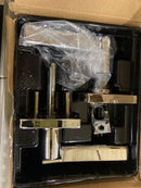 Kwikset Casey Interior Privacy Door Handle with Lock, Door Lever For Bathroom and Bedroom, Polished Chrome Reversible Keyless Turn Lock