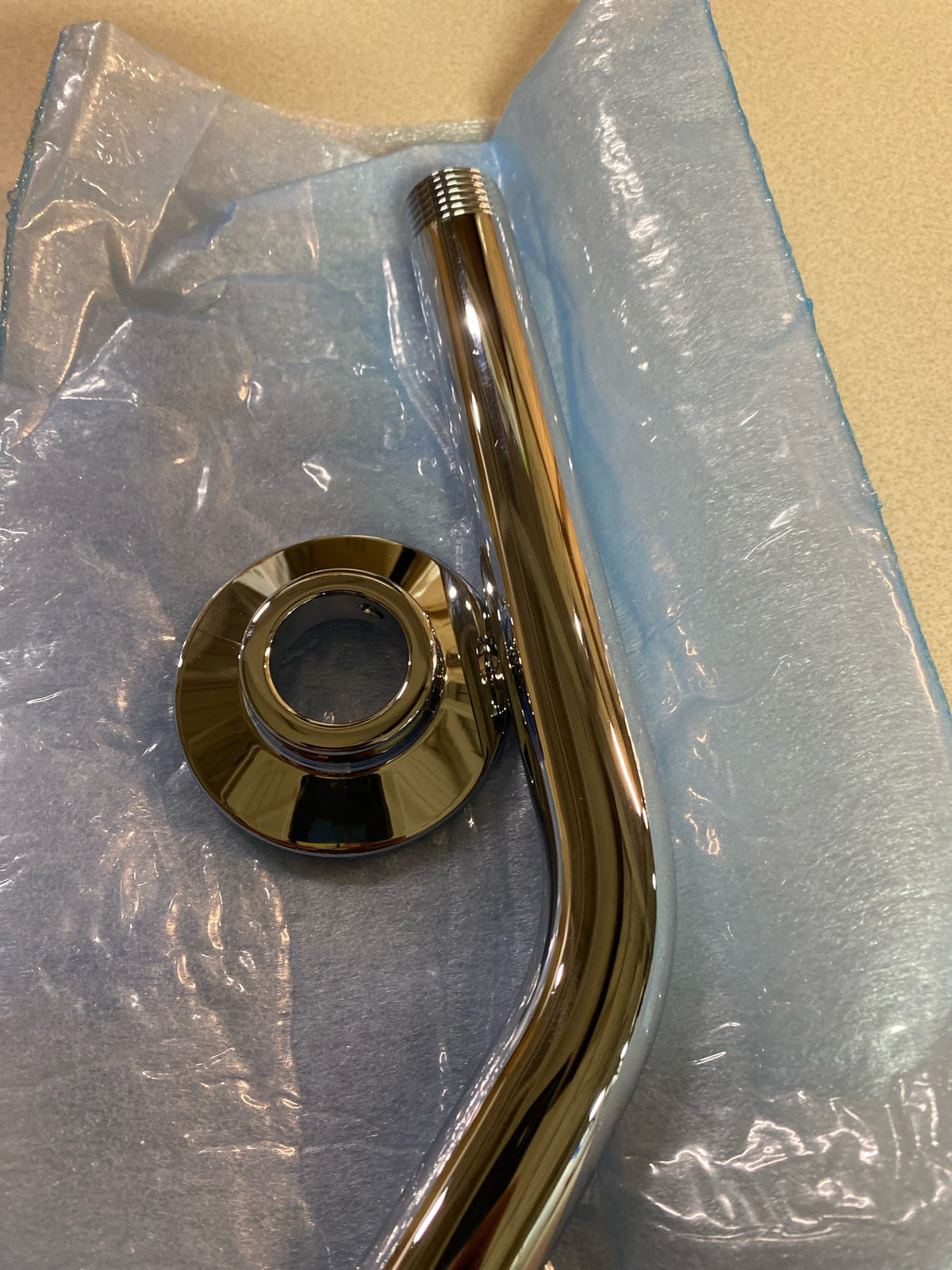 Kohler K-7397-CP MasterShower 7-1/2" Wall Mounted Shower Arm and Flange - Polished Chrome