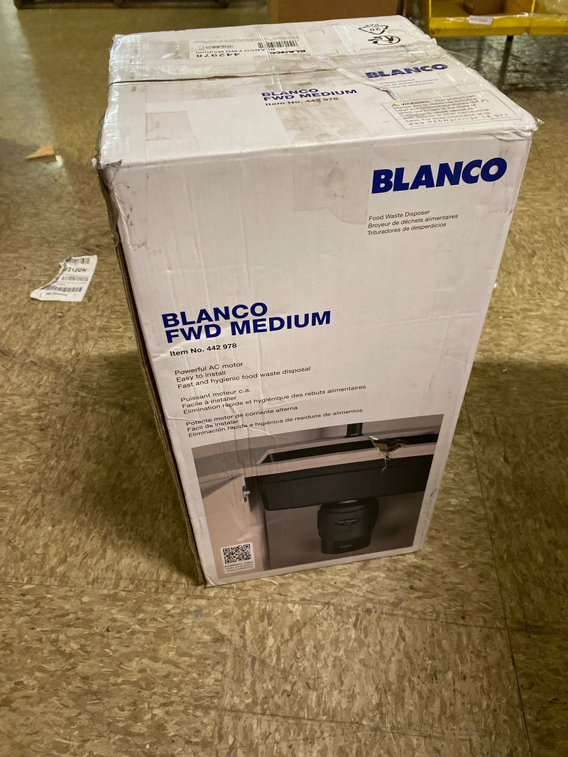 Blanco 442978 3/4 HP Continuous Garbage Disposal - Medium - N/A