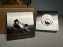 Emtek 8469US15 Square Brass Modern Single Cylinder Keyed Entry Deadbolt - Satin Nickel