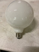 Satco Lighting S21255 6 Watt Dimmable G40 Medium (E26) LED Bulb - 500 Lumens , 2700K , and 90CRI - White