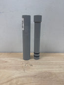 Carlon E945 E945D-CAR Expansion Coupling, 1/2 in Female Socket, 6 in L, PVC, Gray