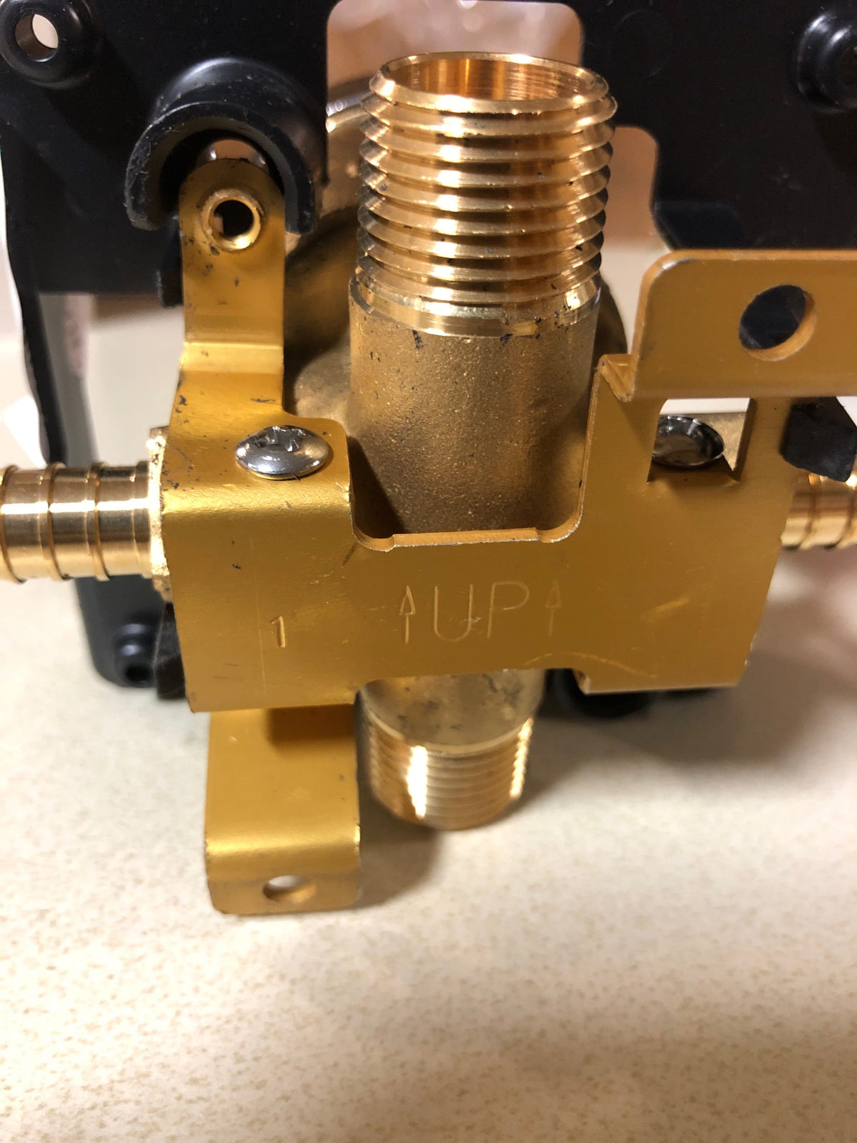 Delta R10000-PX Universal Mixing Rough-In Valve with PEX Crimp Inlets and Universal 1/2" Outlets - N/A