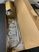 Signature Hardware 139887 Freestanding Offset Tub Supply Lines with Cross Handle Shutoff Valves - For Copper Pipes