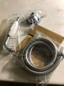 Signature Hardware 194565 1.8 GPM Telephone Hand Shower With Porcelain Handle - Chrome