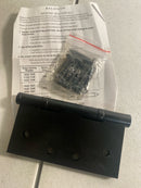 Baldwin 1041102I 4" x 4" Solid Brass Square Corner Ball Bearing Mortise Hinge - Single Hinge - Oil Rubbed Bronze