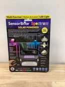 Sensor brite SBSP-QP36 4.44-Watt Equivalent Integrated LED Black Color Changing Solar Motion Sensing Area Light