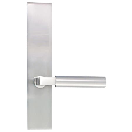 Emtek 12B3US15 Brass Modern Door Configuration 2 Thumbturn Multi Point Trim Lever Set with American Cylinder Above Handle - Satin Nickel