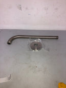 American Standard 1660194.295 12 inch Wall Mount Shower Head Arm and Round Escutcheon, Brushed Nickel